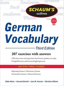 Schaum's Outline of German Vocabulary, 3ed voorzijde