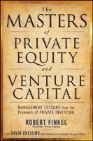 The Masters of Private Equity and Venture Capital