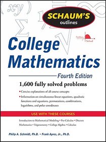 Schaum's Outline of College Mathematics, Fourth Edition voorzijde