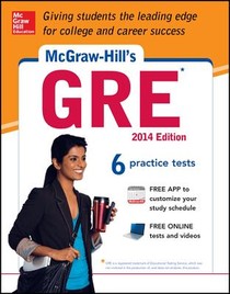 McGraw-Hill's GRE, 2014 Edition voorzijde