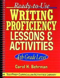 Ready-to-Use Writing Proficiency Lessons and Activities