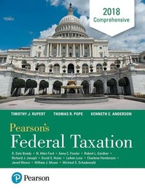Pearson's Federal Taxation 2018 Comprehensive voorzijde