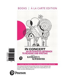 In Concert: An Integrated Approach to Reading and Writing
