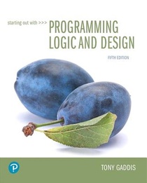 Starting Out with Programming Logic and Design voorzijde