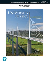 Student Study Guide and Solutions Manual for University Physics, Volume 1 (Chapters 1-20)