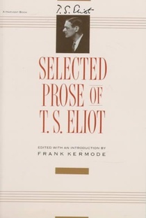 Selected Prose of T.S. Eliot voorzijde