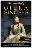 The Grove Book of Opera Singers