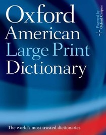 Oxford American Large Print Dictionary voorzijde