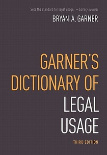 Garner's Dictionary of Legal Usage voorzijde