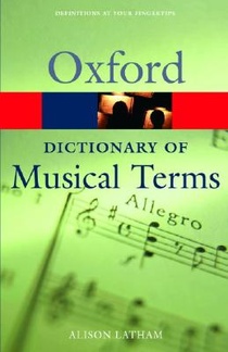 Oxford Dictionary of Musical Terms voorzijde