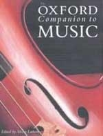 The Oxford Companion to Music voorzijde