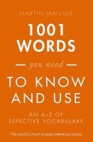 1001 Words You Need To Know and Use voorzijde