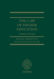 The Law of Higher Education
