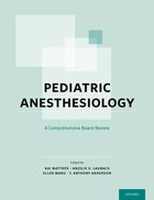 Pediatric Anesthesiology