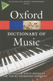 The Oxford Dictionary of Music voorzijde