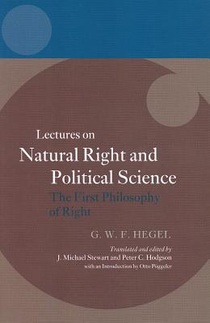 Hegel: Lectures on Natural Right and Political Science