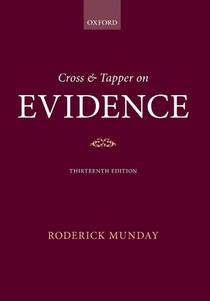 Cross & Tapper on Evidence
