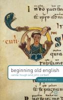 Beginning Old English voorzijde