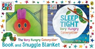 The Very Hungry Caterpillar Book and Snuggle Blanket voorzijde