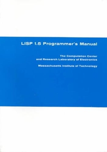 LISP 1.5 Programmer's Manual