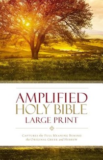 Amplified Holy Bible, Large Print, Hardcover voorzijde