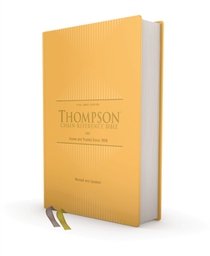 KJV, Thompson Chain-Reference Bible, Hardcover, Yellow Gold, Red Letter, Comfort Print