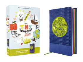 NIrV, Tiny Theologians Bible, Leathersoft over Board, Blue, Comfort Print