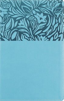 NASB, Personal Size Reference Bible, Large Print, Paragraph Style, Leathersoft, Teal, Red Letter, 1995 Text, Comfort Print