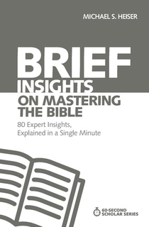 Brief Insights on Mastering the Bible voorzijde