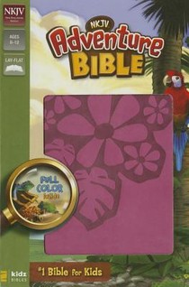 NKJV, Adventure Bible, Leathersoft, Pink, Full Color