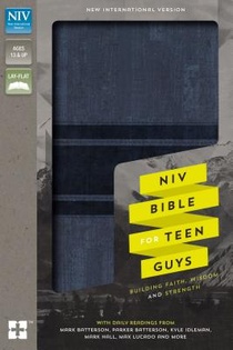 NIV BIBLE FOR TEEN GUYS LEATHE voorzijde