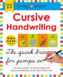Wipe Clean Workbook: Cursive Handwriting