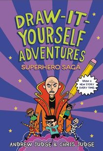 Draw-It-Yourself Adventures: Superhero Saga voorzijde