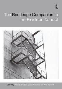 The Routledge Companion to the Frankfurt School voorzijde