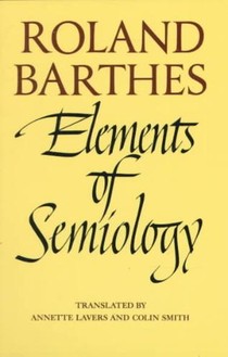 Elements of Semiology voorzijde