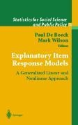 Explanatory Item Response Models