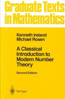 A Classical Introduction to Modern Number Theory voorzijde