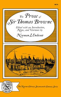 The Prose of Sir Thomas Browne voorzijde