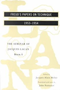 The Seminar of Jacques Lacan voorzijde