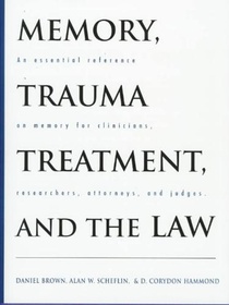 Memory, Trauma Treatment, and the Law voorzijde