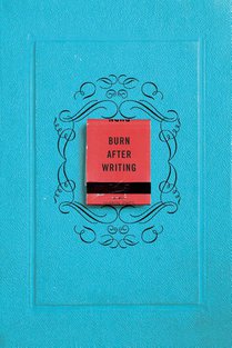 Burn After Writing voorzijde