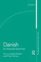 Danish: An Essential Grammar voorzijde