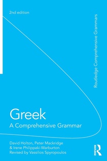 Greek: A Comprehensive Grammar of the Modern Language voorzijde