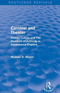 Carnival and Theater (Routledge Revivals) voorzijde