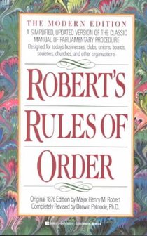 Robert's Rules of Order