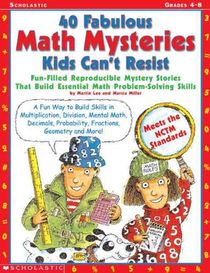 40 Fabulous Math Mysteries Kids Can't Resist voorzijde