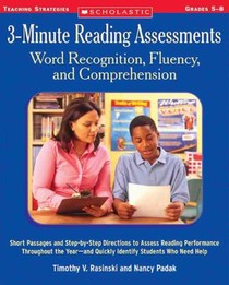 3-Minute Reading Assessments: Word Recognition, Fluency, and Comprehension: Grades 5-8