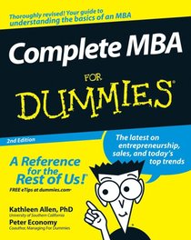 Complete MBA For Dummies voorzijde