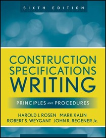 Construction Specifications Writing voorzijde