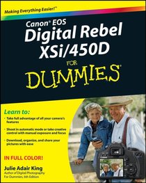 Canon EOS Digital Rebel XSi/450D For Dummies voorzijde